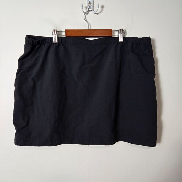L.L. Bean Women's Size XL Black 100% Nylon Skirt Hiking Outdoor Hiking - Picture 3 of 7
